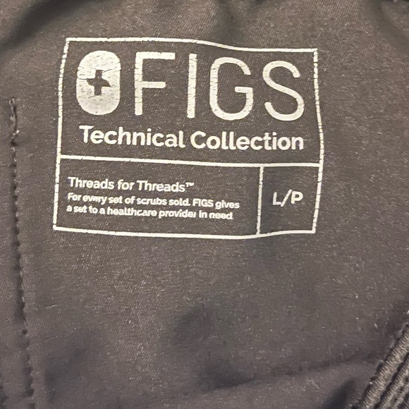 FIGS Black Zamora joggers ~scrub pants - Picture 5 of 7